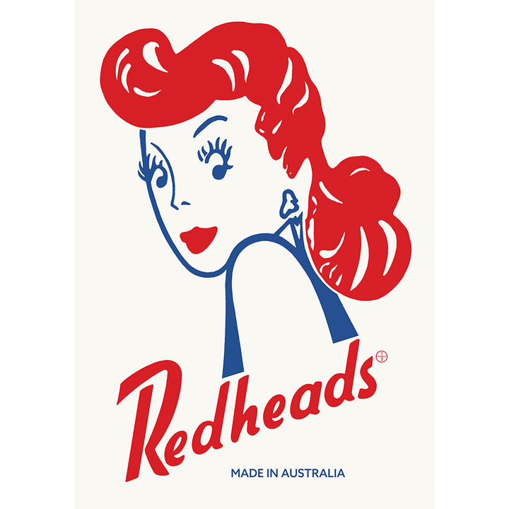 REDHEADS MATCHES 1947 | AUSTRALIA A2 | 420 x 594mm | 16.5 x 23.4 inches / Unframed Print Print Art