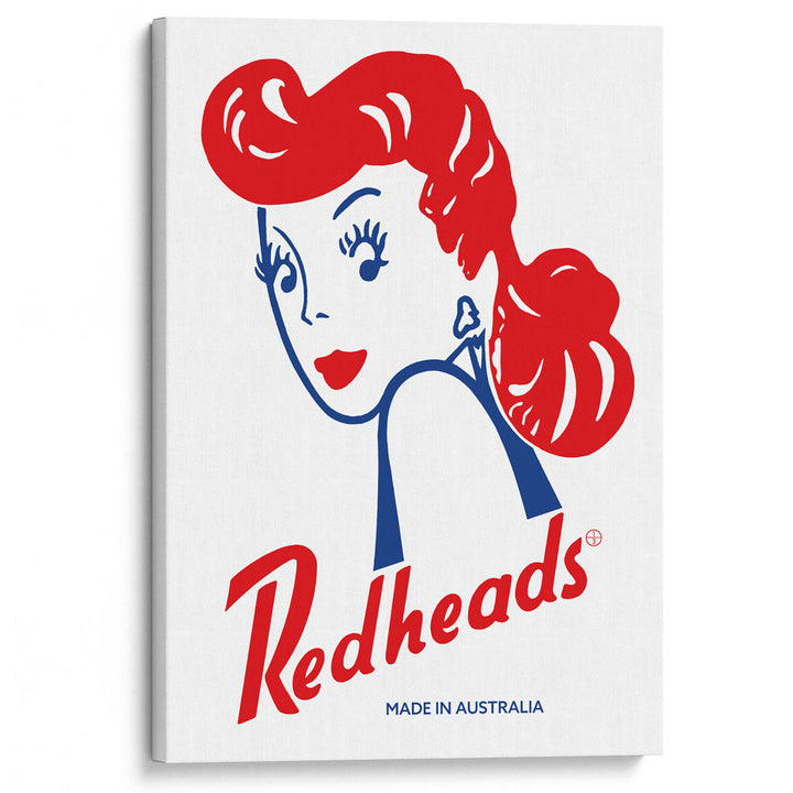 REDHEADS MATCHES 1947 | AUSTRALIA A3 | 297 x 420mm | 11.7 x 16.5 inches / Stretched Canvas Print Art