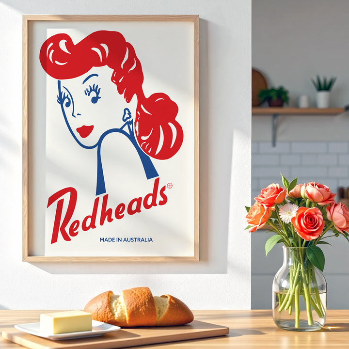 REDHEADS MATCHES 1947 | AUSTRALIA Print Art