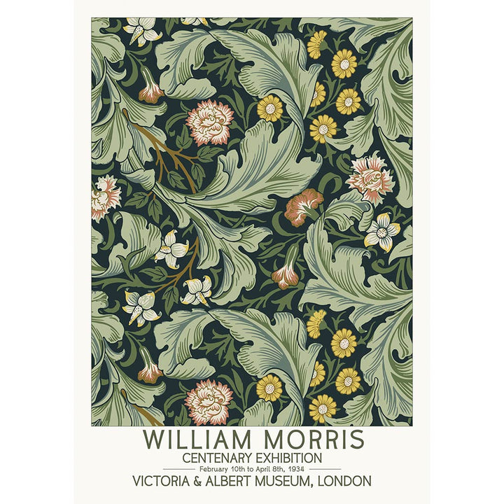 William Morris Leicester | Great Britain A4 210 X 297Mm 8.3 11.7 Inches / Unframed Print Art