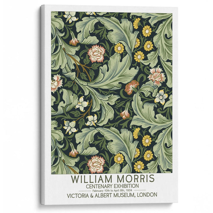 William Morris Leicester | Great Britain A4 210 X 297Mm 8.3 11.7 Inches / Stretched Canvas Print Art