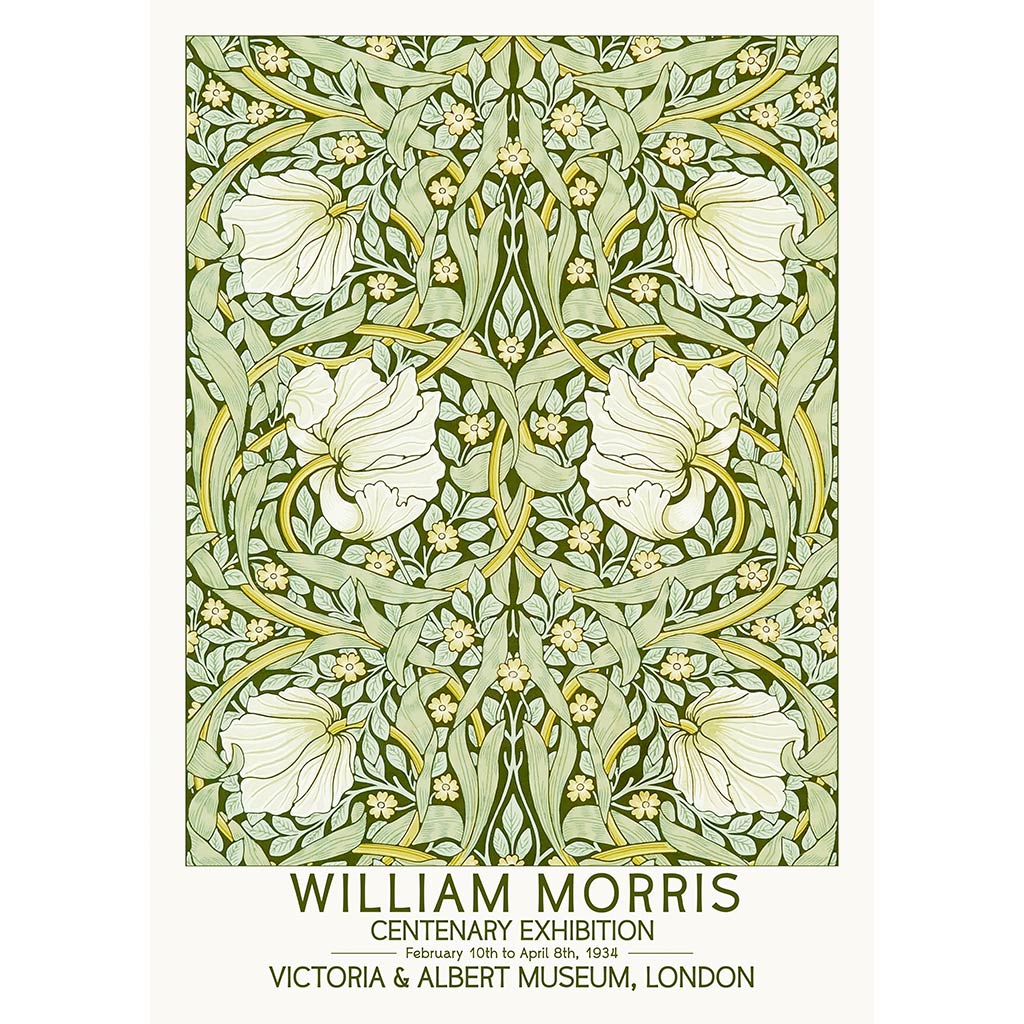 William Morris Pimpernel | Great Britain A4 210 X 297Mm 8.3 11.7 Inches / Unframed Print Art