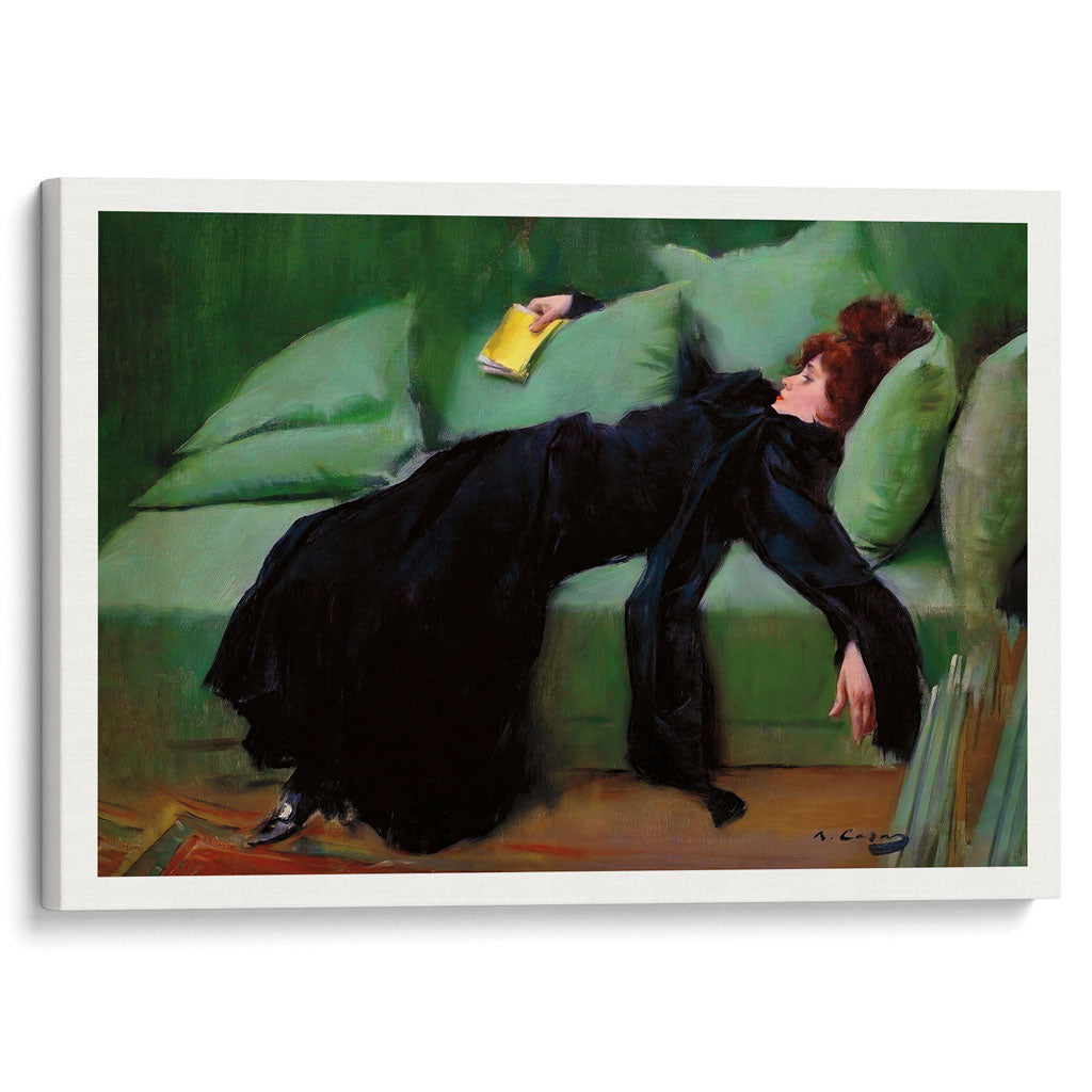 A Decadent Young Woman | Spain A4 210 X 297Mm 8.3 11.7 Inches / Stretched Canvas Print Art