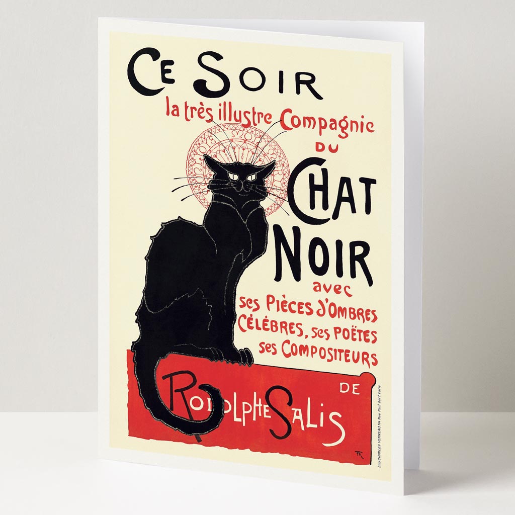 GREETING CARD | CHAT NOIR