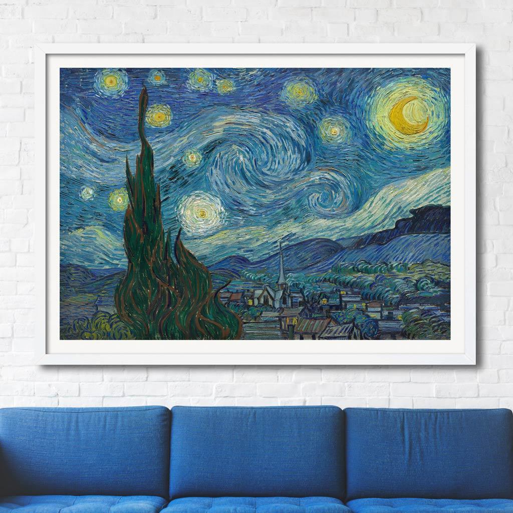 Van Gogh's famous good Starry Night art print