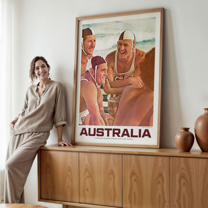 BONDI BEACH LIFEGUARDS 1960 | AUSTRALIA Print Art