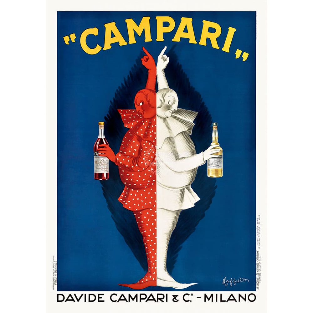 CAMPARI TWINS 1921 | ITALY A2 | 420 x 594mm | 16.5 x 23.4 inches / Unframed Print Print Art