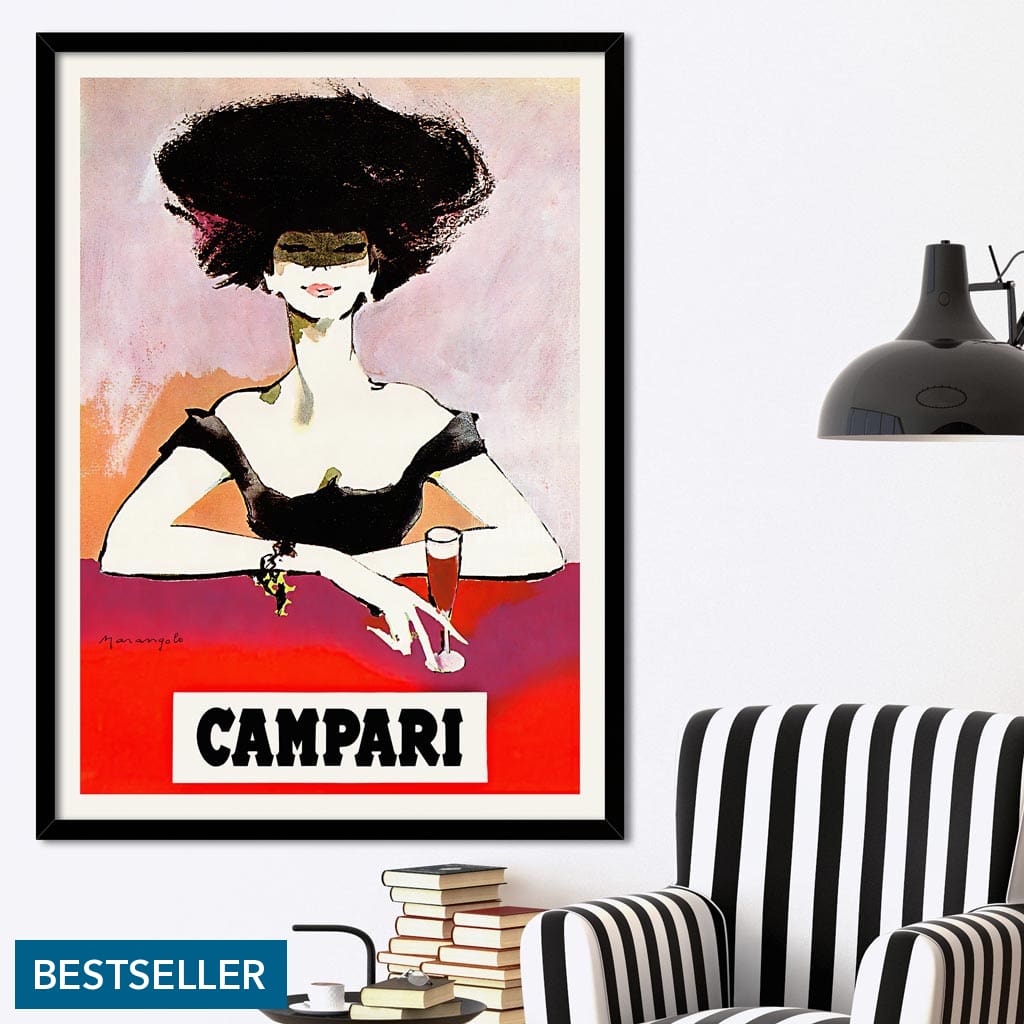 Campari Woman 1960S | Italy Print Art