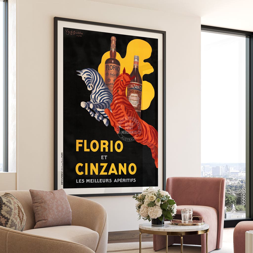 FLORIO CINZANO 1930 | FRANCE Print Art