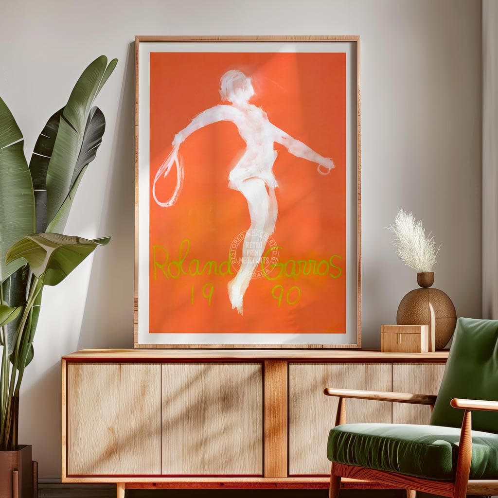 FRENCH OPEN TENNIS 1990 | FRANCE Print Art