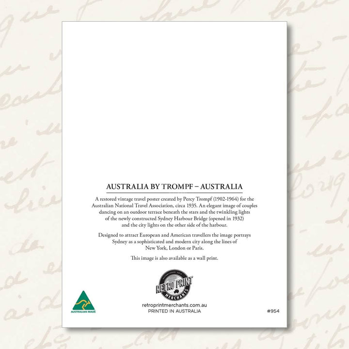 Greeting Card | Australia By Trompf Greeting Cards