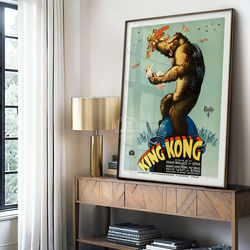 KING KONG 1933 | SWEDEN Print Art