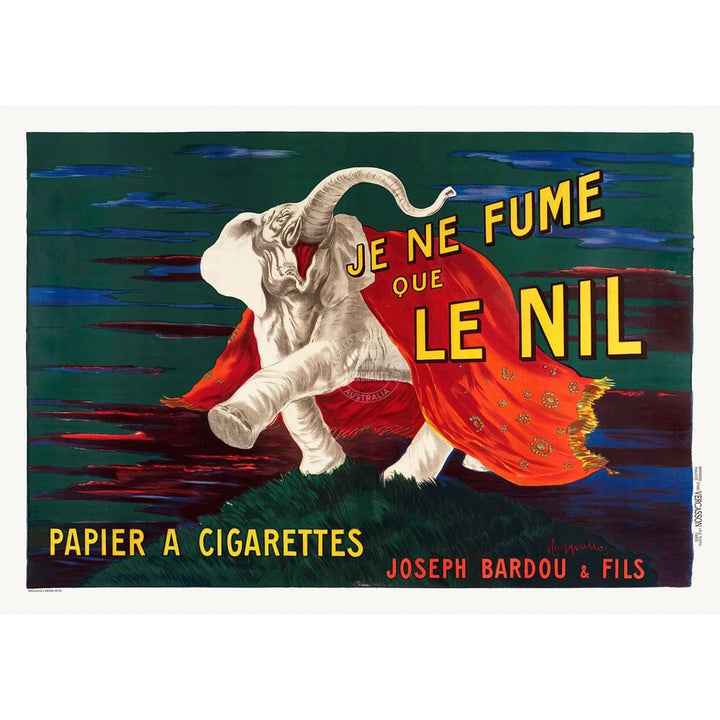 Le Nil Elephant 1912 | France Print Art