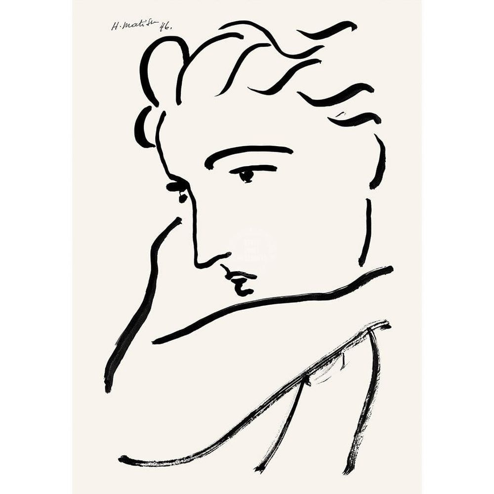 Matisse Profil De Femme | France Print Art