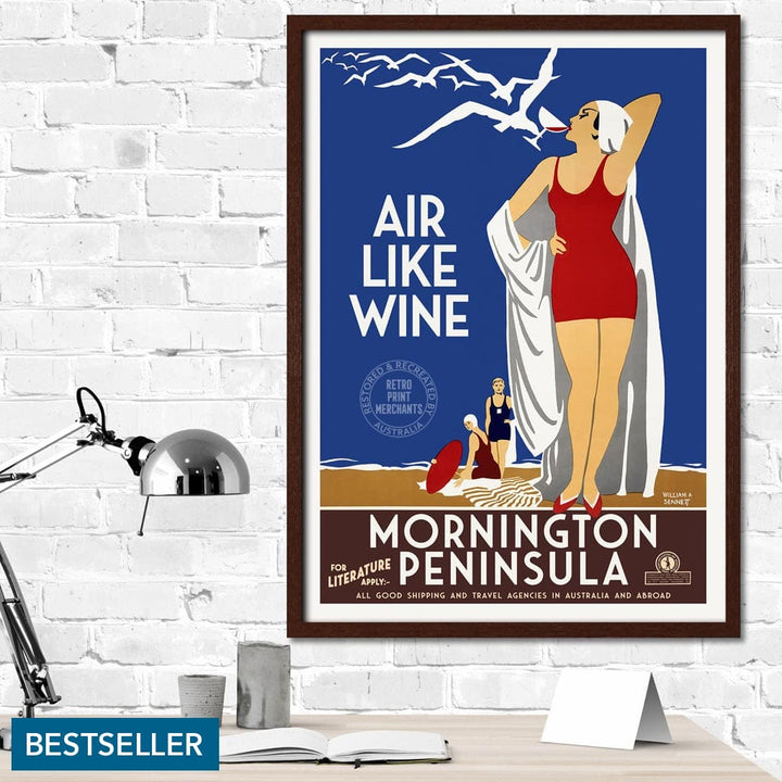 Mornington Peninsula Air Like Wine | Australia Print Art