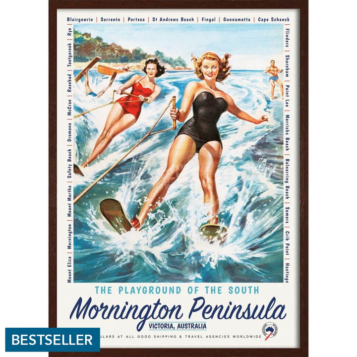 Mornington Peninsula: The Playground Of South | Australia 422Mm X 295Mm 16.6 11.6 A3 / Dark Oak