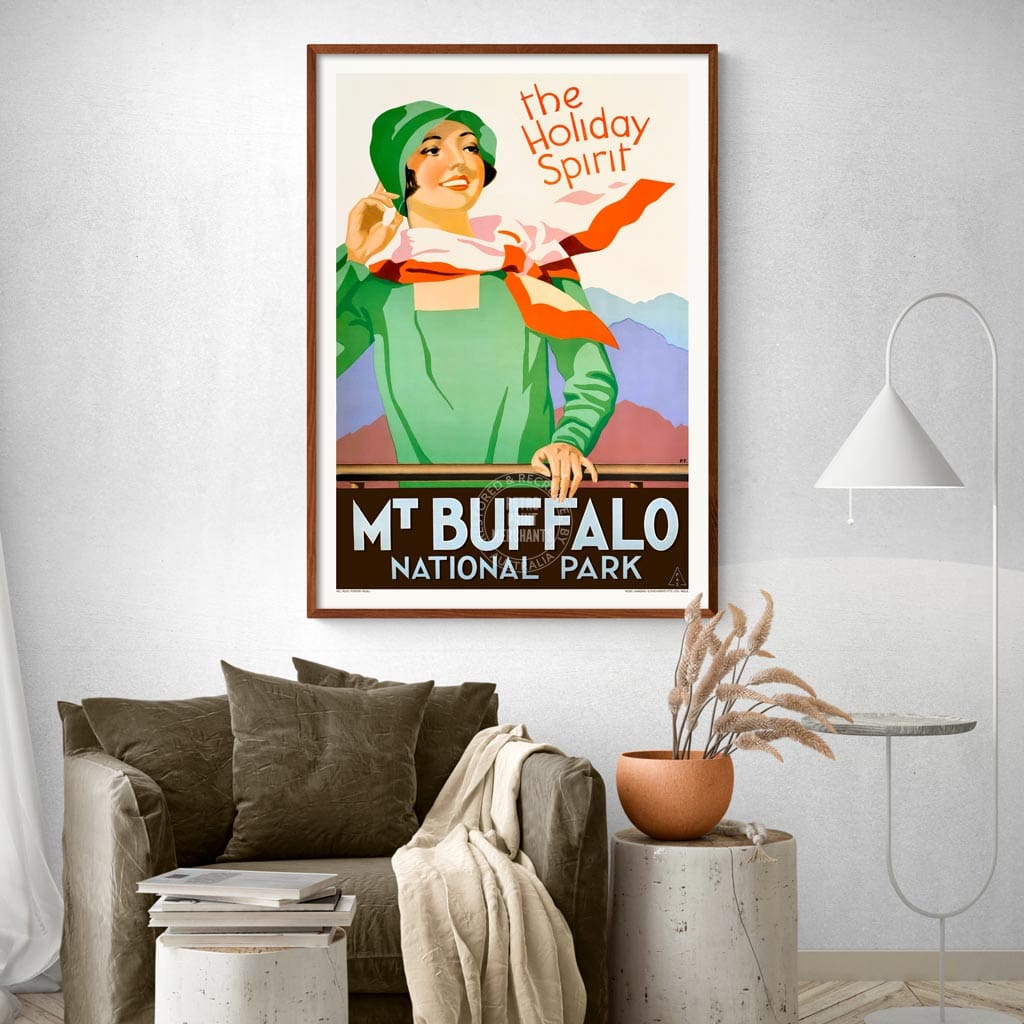 Mt Buffalo Holiday Spirit | Australia A3 297 X 420Mm 11.7 16.5 Inches / Unframed Print Art