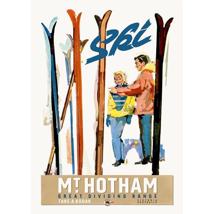 Mt Hotham 1960S | Australia Print Art