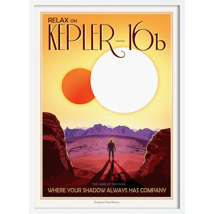 Nasa Kepler-16B | Usa 422Mm X 295Mm 16.6 11.6 A3 / White Print Art