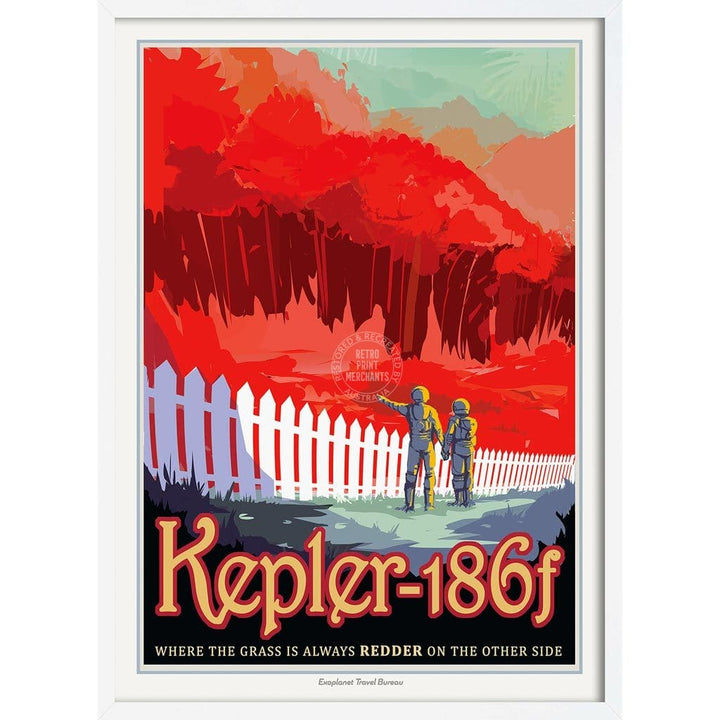 Nasa Kepler-186F | Usa 422Mm X 295Mm 16.6 11.6 A3 / White Print Art