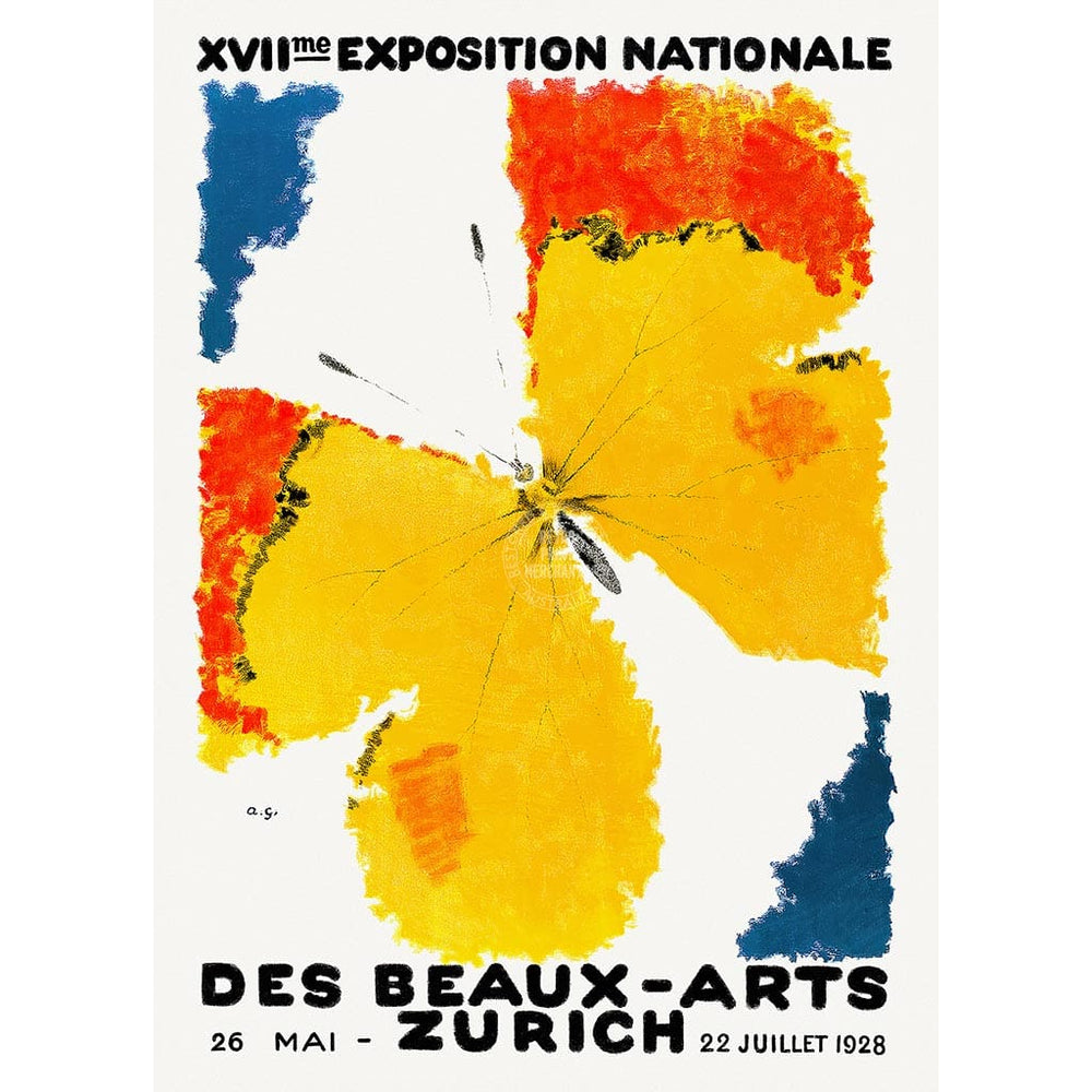National Exhibition Of Fine Arts 1928 | Switzerland A3 297 X 420Mm 11.7 16.5 Inches / Unframed Print