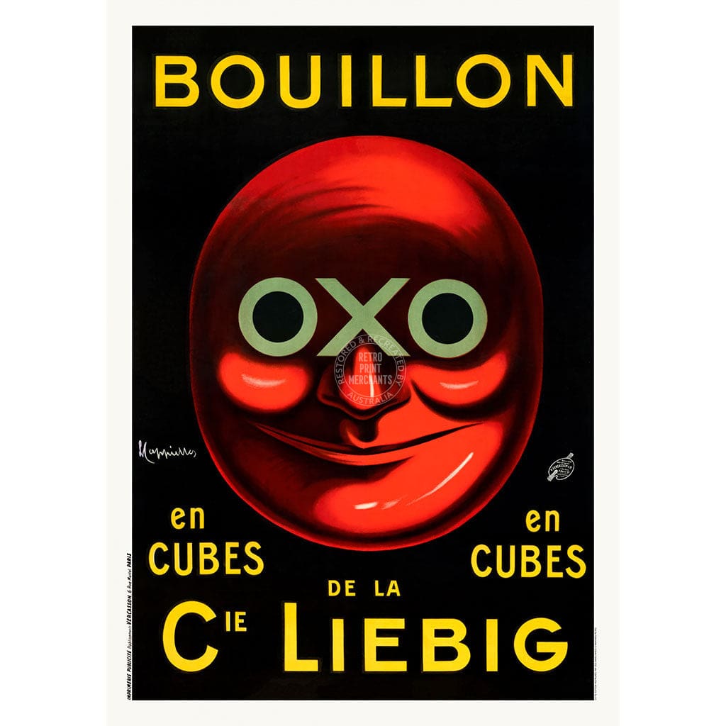 OXO STOCK CUBES 1911 | FRANCE Print Art