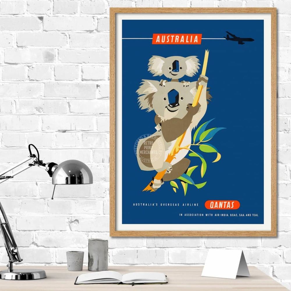 Qantas Koalas | Australia Print Art