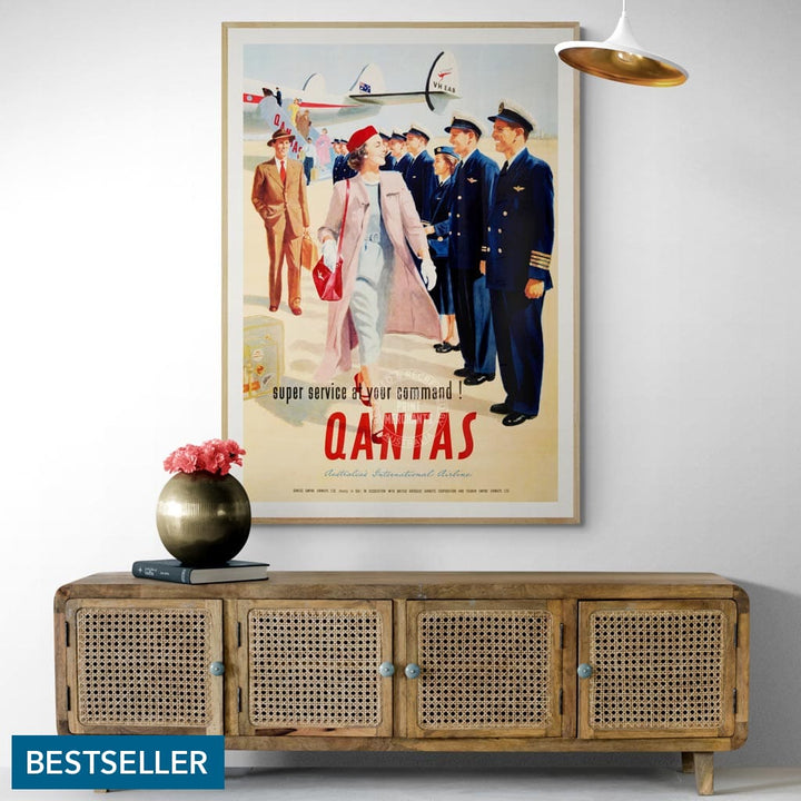 Qantas Super Service | Australia Print Art