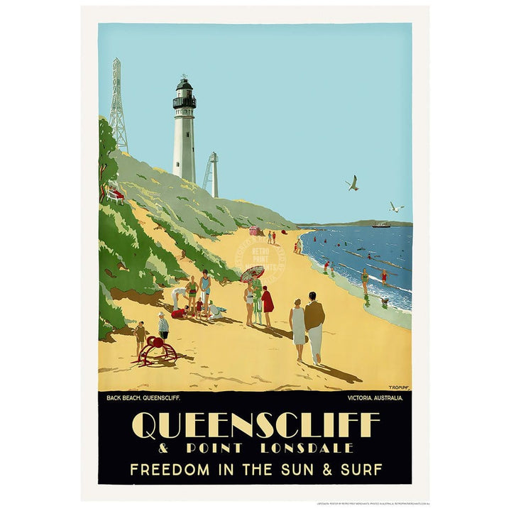 Queenscliff | Australia 422Mm X 295Mm 16.6 11.6 A3 / Unframed Print Art