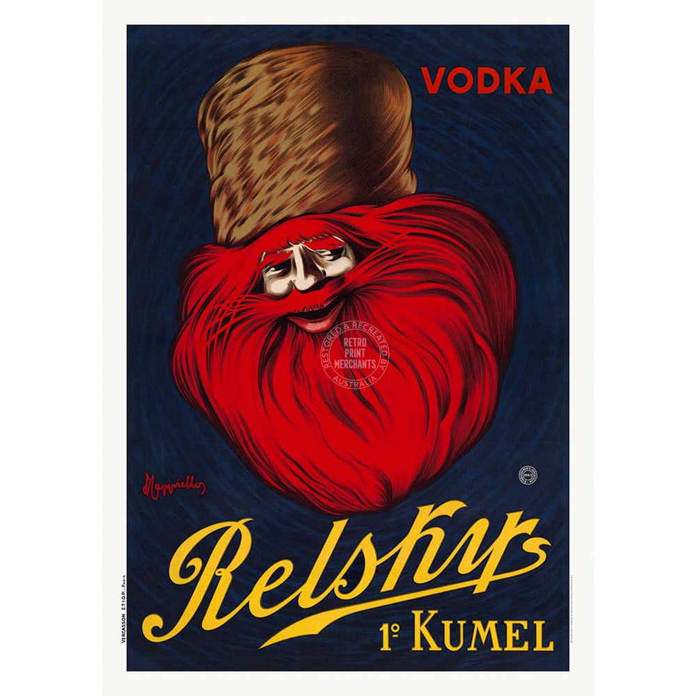 RELSKY VODKA 1925 | FRANCE A2 | 420 x 594mm | 16.5 x 23.4 inches / Unframed Print Print Art