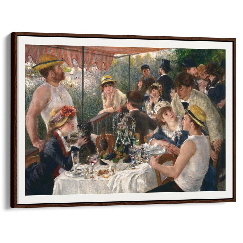 Renoir Luncheon Of The Boating Party | France A3 297 X 420Mm 11.7 16.5 Inches / Canvas Floating
