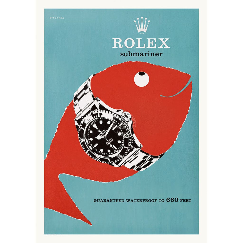 ROLEX SUBMARINER 1959 | SWITZERLAND A2 | 420 x 594mm | 16.5 x 23.4 inches / Unframed Print Print Art