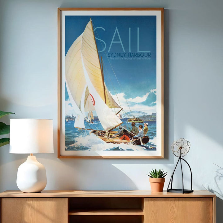 SAIL SYDNEY HARBOUR | AUSTRALIA Print Art