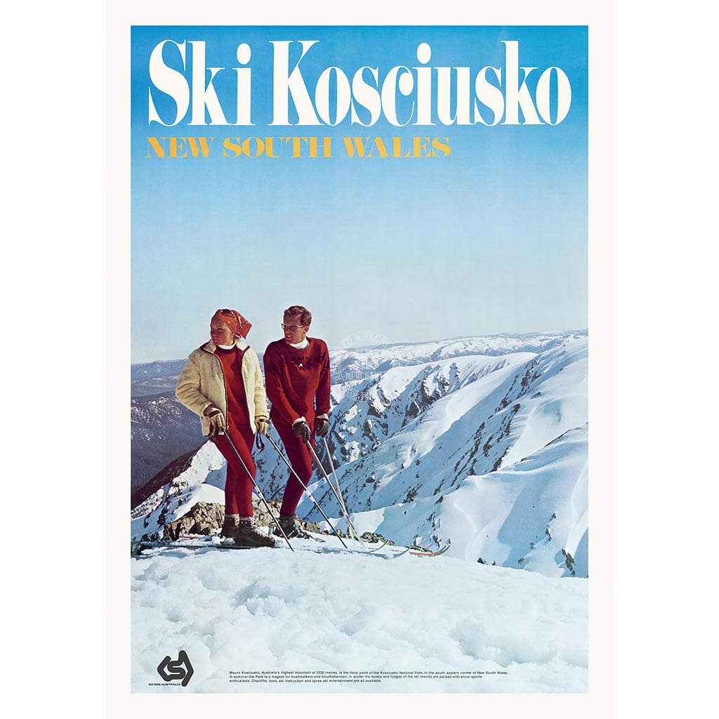 Ski Kosciuszko | Australia Print Art