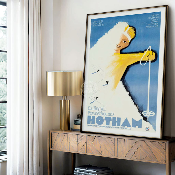 SKI MOUNT HOTHAM POWDER | AUSTRALIA Print Art