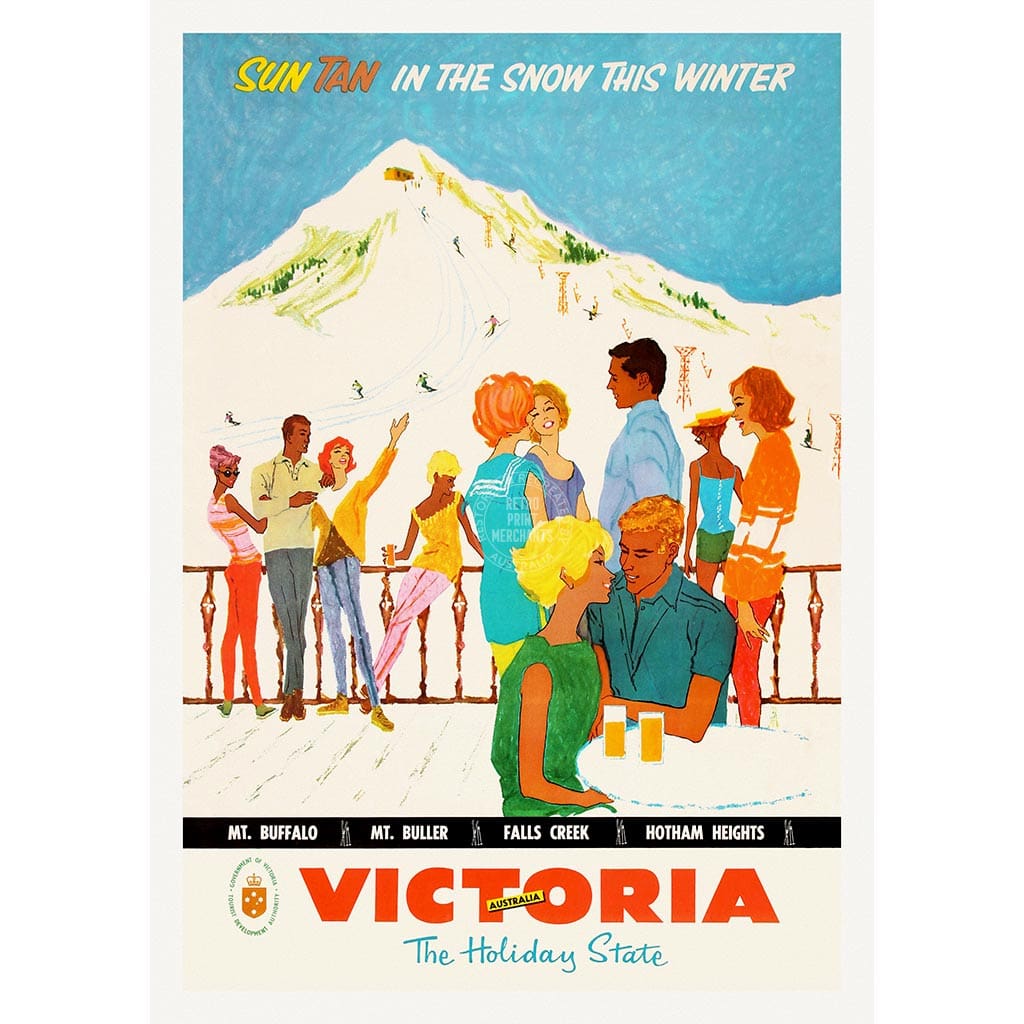 Ski Victoria | Australia Print Art
