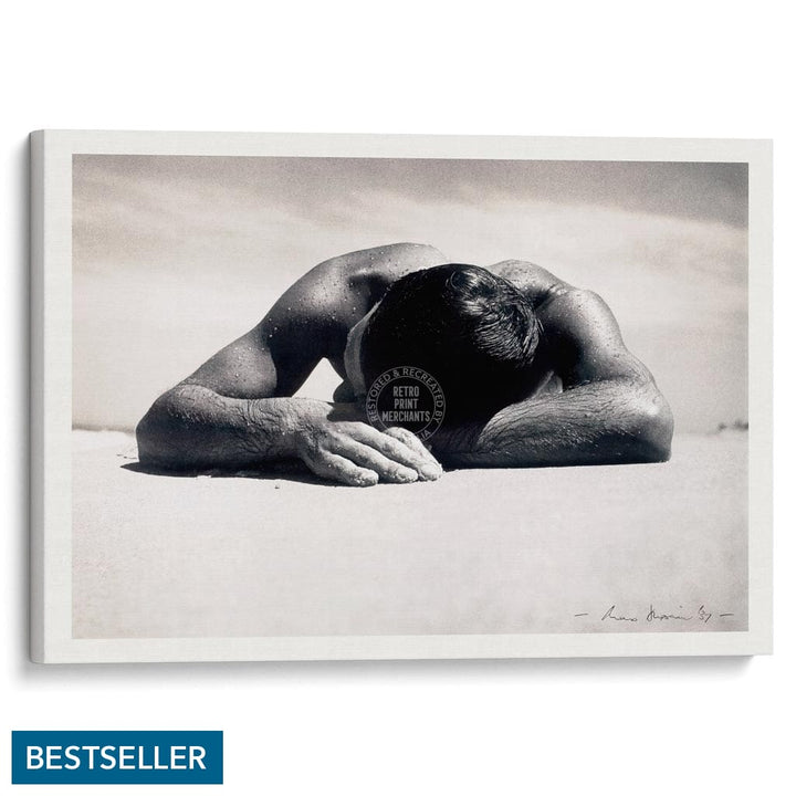 Sunbaker 1937 | Australia A3 297 X 420Mm 11.7 16.5 Inches / Stretched Canvas Print Art