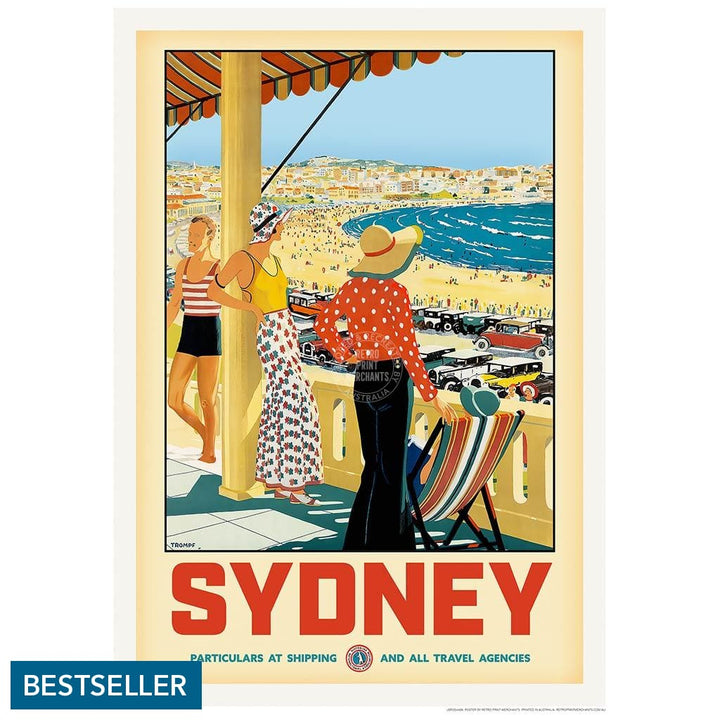 Sydney Bondi Beach | Australia 422Mm X 295Mm 16.6 11.6 A3 / Unframed Print Art