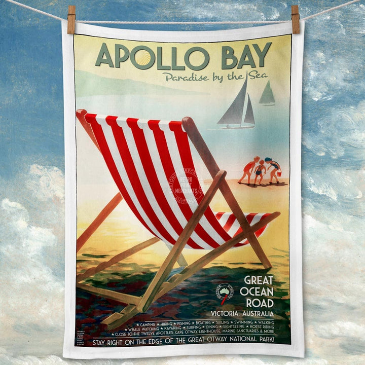 Linen Tea Towel | Apollo Bay Linen Tea Towel