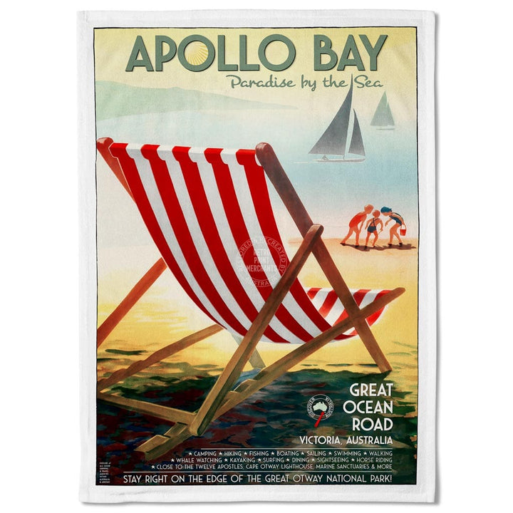 Linen Tea Towel | Apollo Bay Linen Tea Towel
