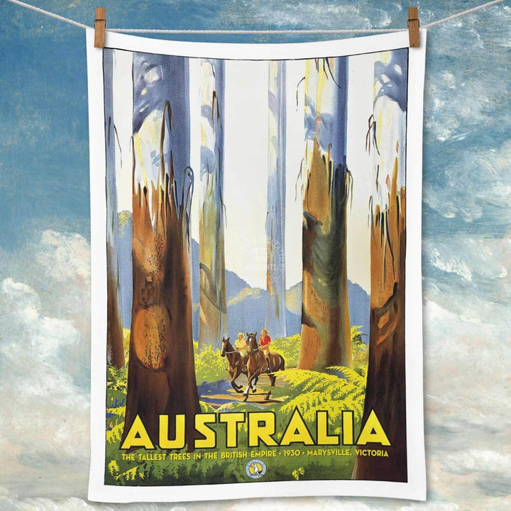 Linen Tea Towel | Australia Bush Linen Tea Towel