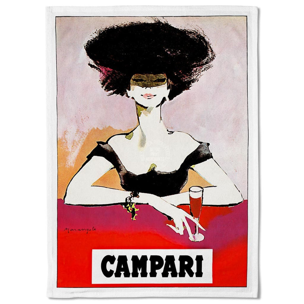 Linen Tea Towel | Campari Woman Linen Tea Towel