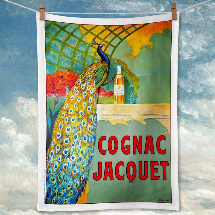 Available Mid July - Linen Tea Towel | Cognac Jacquet Linen Tea Towel
