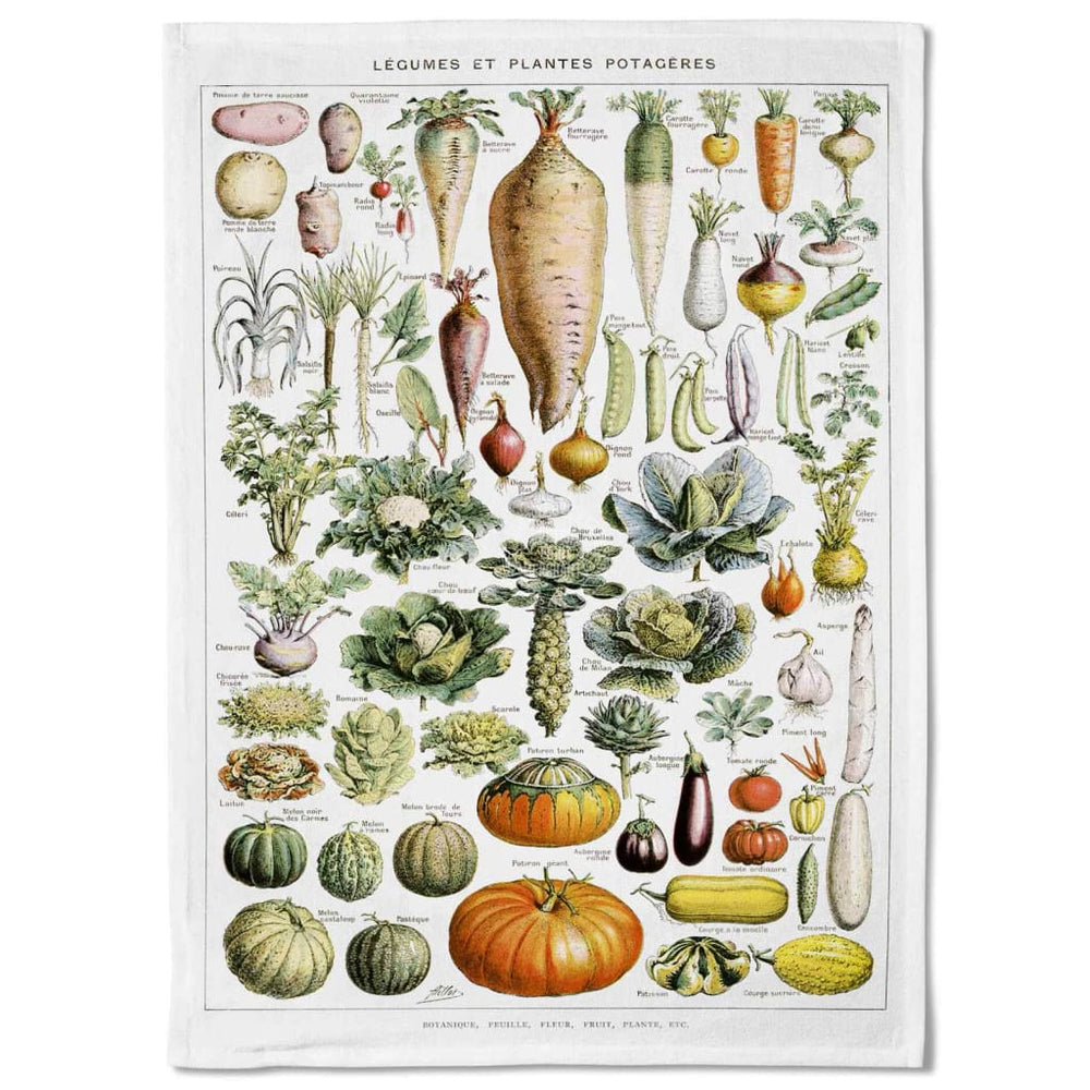 Linen Tea Towel | Legumes Linen Tea Towel