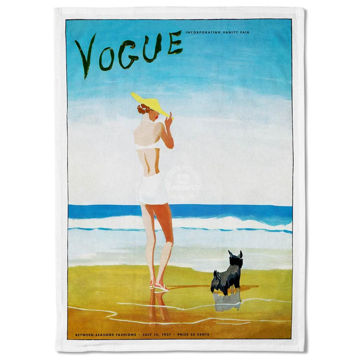Linen Tea Towel | Vogue Beach Linen Tea Towel