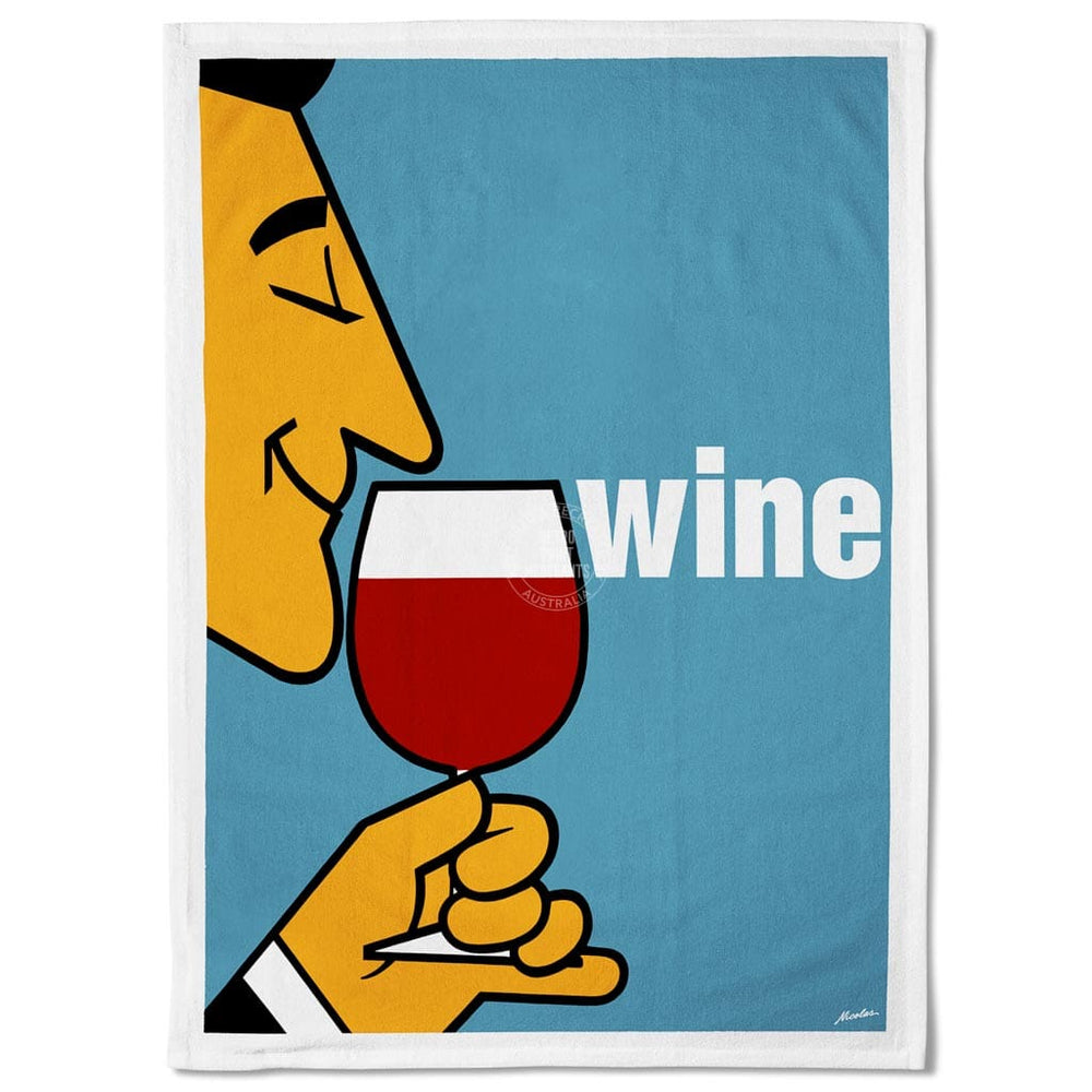 Linen Tea Towel | Wine Linen Tea Towel