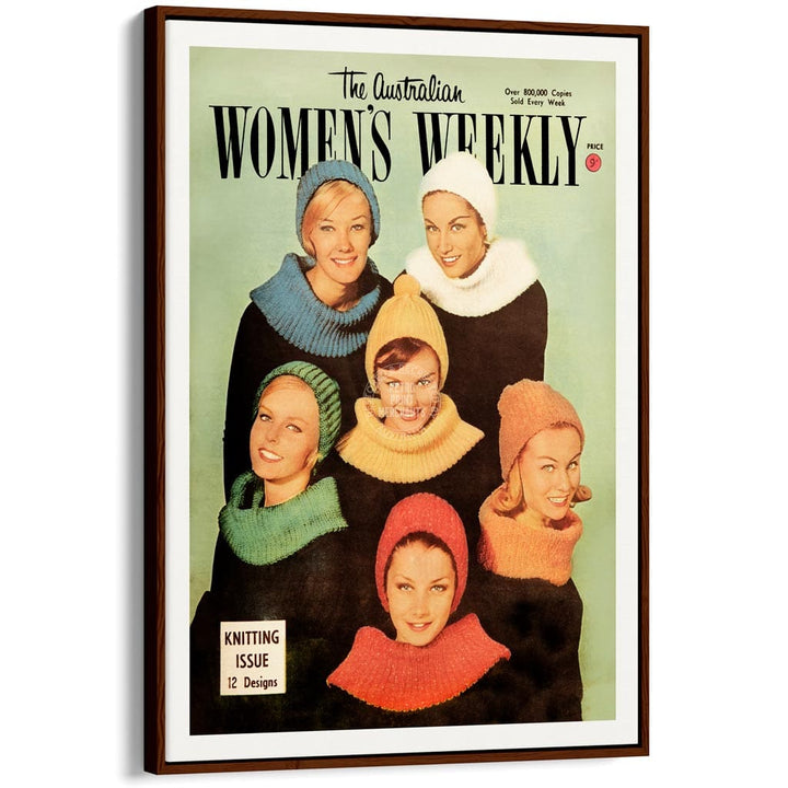 The Australian Women’s Weekly 1961 Knitting Issue | Australia A3 297 X 420Mm 11.7 16.5 Inches /