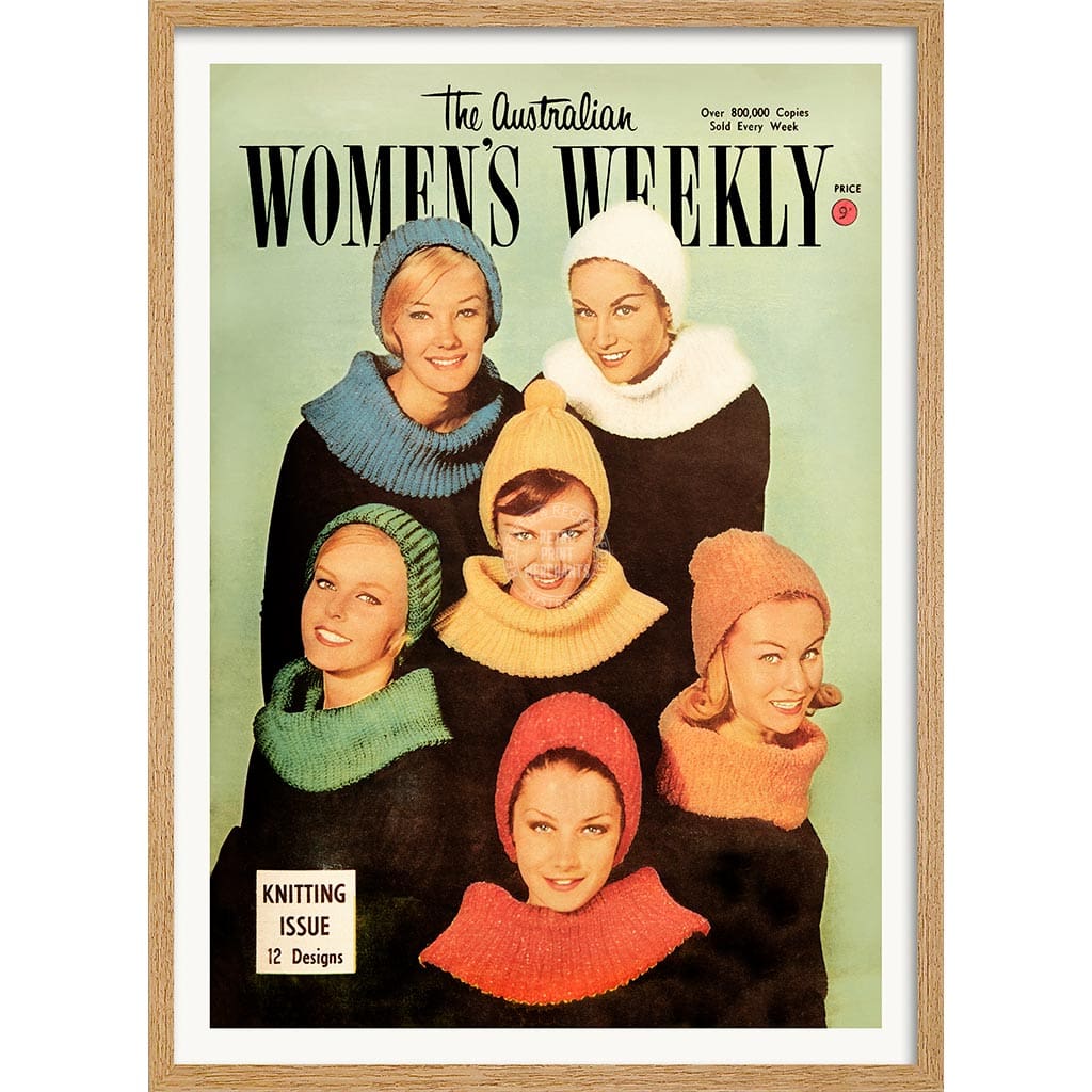 The Australian Women’s Weekly 1961 Knitting Issue | Australia A3 297 X 420Mm 11.7 16.5 Inches /
