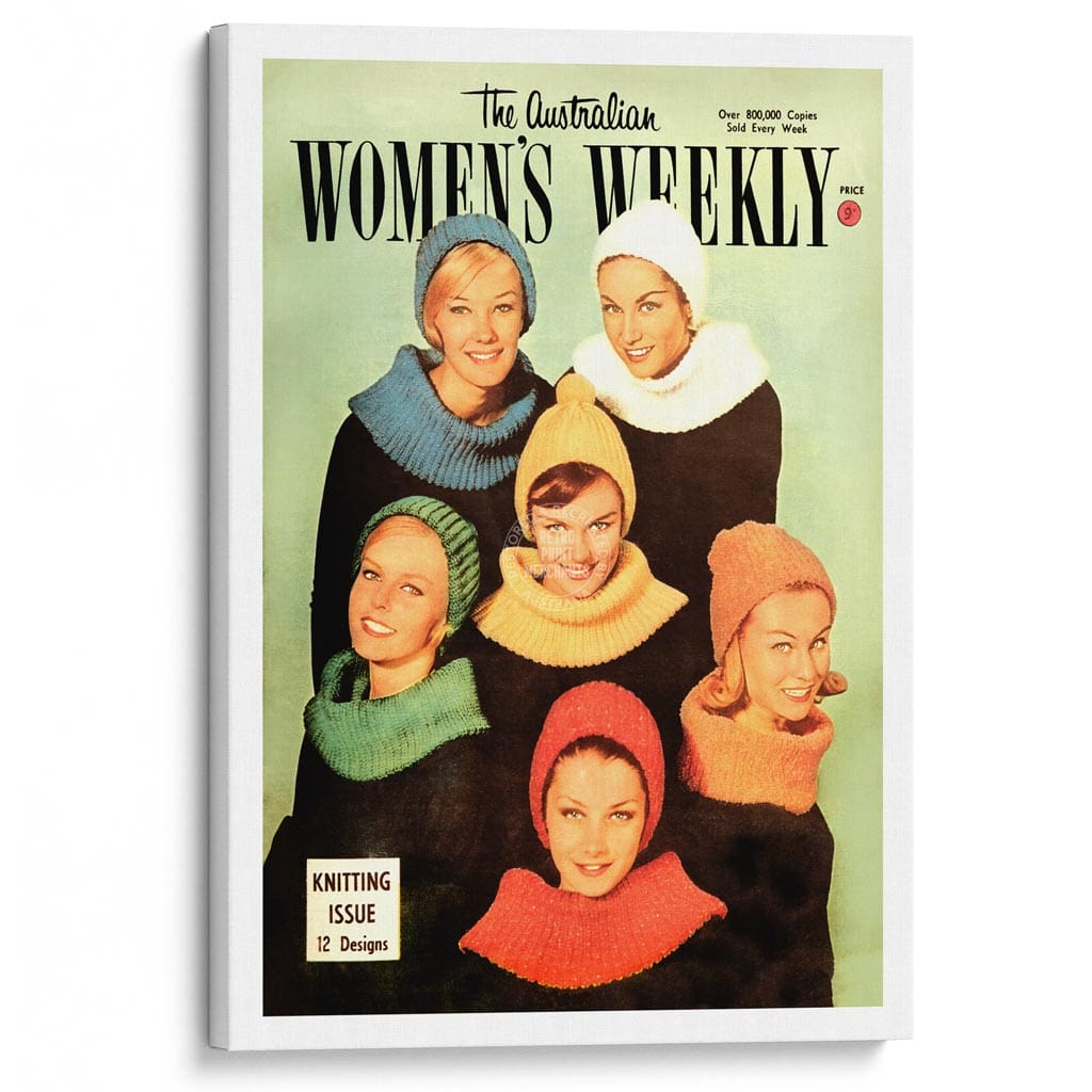 The Australian Women’s Weekly 1961 Knitting Issue | Australia A3 297 X 420Mm 11.7 16.5 Inches /