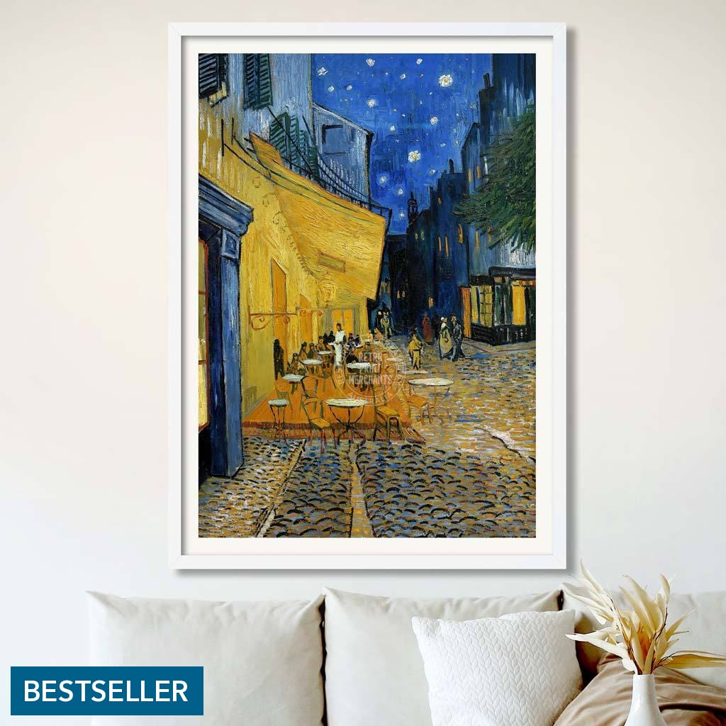 Van Gogh Cafe Terrace at Night Wall Print | Retro Print Merchants